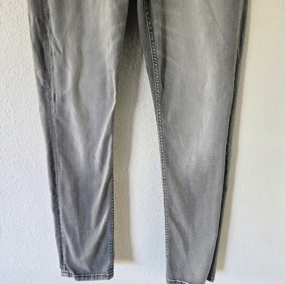 &Denim Women's High Rise Skinny Jeans, Washed Gray color. 5pockets,  size 33 - Picture 2 of 10